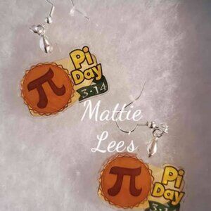 Earrings. Pi Day 3/14